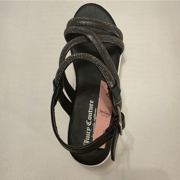 BRAND NEW JUICY COUTUR CRISS CROSS STRAPPY SANDALS - Picture 16 of 16